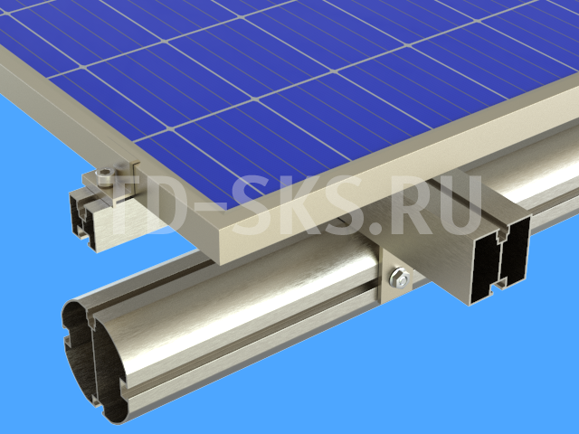 Профиль для солнечных панелей DS-Strong  112 монтаж